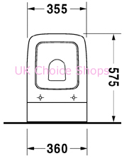 Duravit PuraVida Floorstanding Toilet - 213209